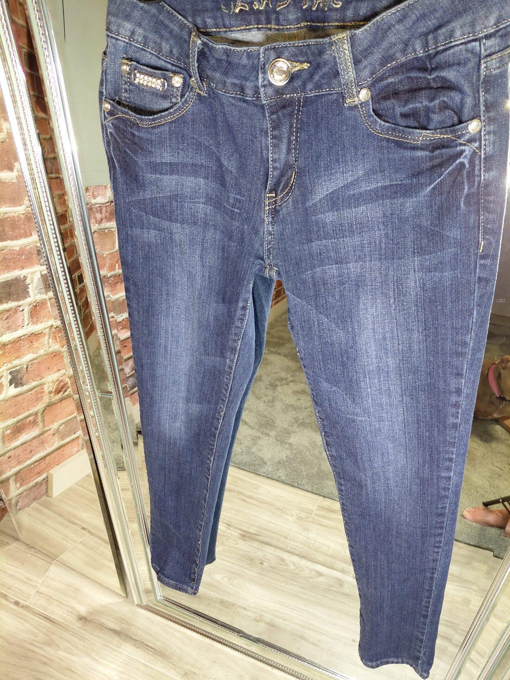 L.A. STAR RINESTONED JEANS - Picture 2 of 15
